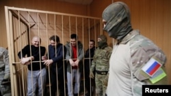 Судові засідання Лефортовського суду Москви проходили в закритому режимі на прохання Федеральної служби безпеки Росії (на фото засідання 15 січня 2019 року)