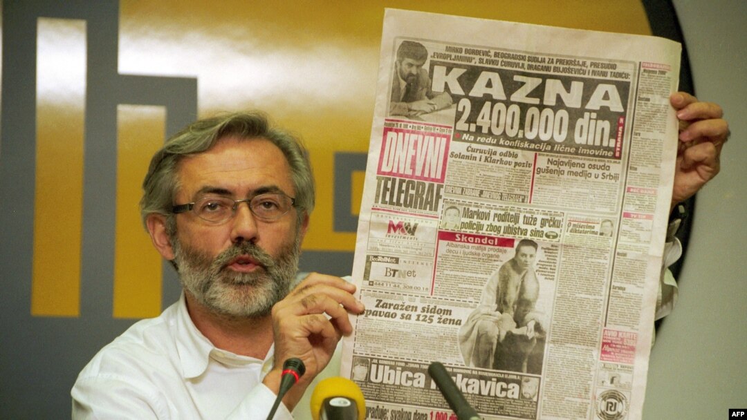 Slavko Ćuruvija je ubijen 11. aprila 1999. u Svetogorskoj ulici Beogradu