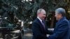 Президент Алмазбек Атамбаев менен Орусия президенти Владимир Путин "Ала-Арча" мамлекеттик резиденциясында. Бишкек, 28-февраль, 2017-жыл