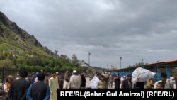 منطقه سرحدی تورخم که روزانه هزاران تن از افغانها به پاکستان رفت و آمد می کنند