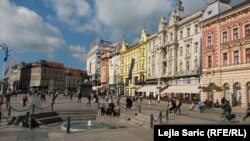 Trg bana Jelačića, Zagreb, fotoarhiv