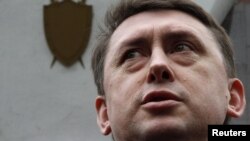 Mykola Melnychenko, the former bodyguard of Ukrainian ex-President Leonid Kuchma. 