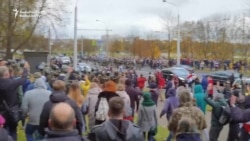 Belarusian Security Forces Detain Protesters