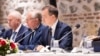 Голова російської делегації Володимир Мединський на перемовинах у Стамбулі, 16 травня 2025 року