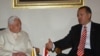 پاپ بندیکت شانزدهم و رجب طیب اردوغان نخست وزیر ترکیه