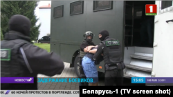 Кадри з репортажу про затримання «вагнерівців» у Білорусі