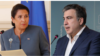 Саломе Зурабишвили, Михаил Саакашвили (коллаж)