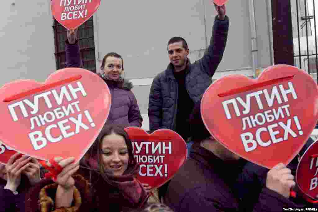 &quot;Сеть&quot; дип аталган Путин тарафлы яшьләр хәрәкәте Путинны яклау чарасын үткәрә