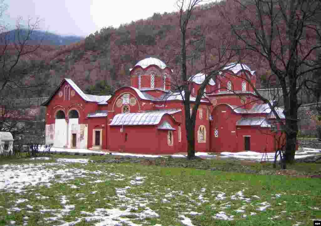  The Serbian Orthodox monastery in the town of Peć