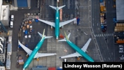 "Боинг-737 MAX" на земле