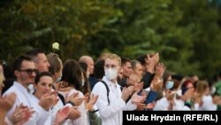 Акция врачей в Минске, 12 августа