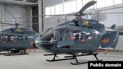 Военный вертолет Eurocopter EC-145. Иллюстративное фото с сайта Military-kz