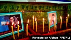Yama Siawoosh, a former news presenter in Tolo News (left), and Radio Free Afghanistan journalist Mohammad Ilyas Dayee were two of the media workers killed in Afghanistan in 2020.