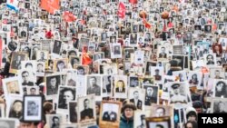 Акция "Бессмертного полка" в России, 2017 год (архивное фото)