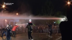 Water Cannons Disperse Georgian Postelection Protest