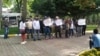 Туркменистанцы в Стамбуле протестуют против бездействия туркменского правительства в ликвидации последствий разрушительного урагана