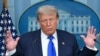 US President Donald Trump speaks during a news conference in the Brady Briefing Room of the White House on June 27, 2025
