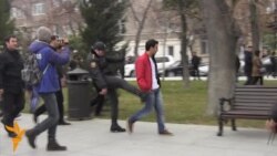 Protesters Detained In Baku