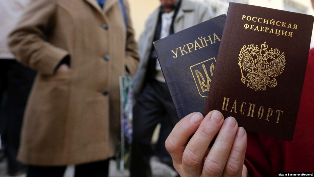 Російське громадянство, нав'язане українським громадянам з окупованих територій України, в українському МЗС називають юридично нікчемним
