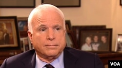 U.S. Senator John McCain (Republican-Arizona) has questioned Brett McGurk's qualifications for the post. 