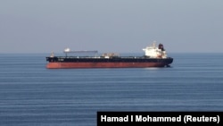 Oil tankers passing through the Strait of Hormuz (file photo)