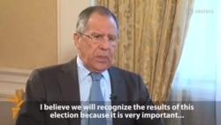 Lavrov: Russia Will Recognize Ukrainian Election Results