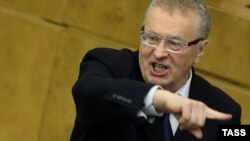Лідер ЛДПР Володимир Жириновський відомий своїми різкими висловлюваннями щодо ситуації в Україні. 